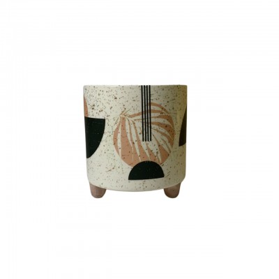 Vaso in ceramica tortora...