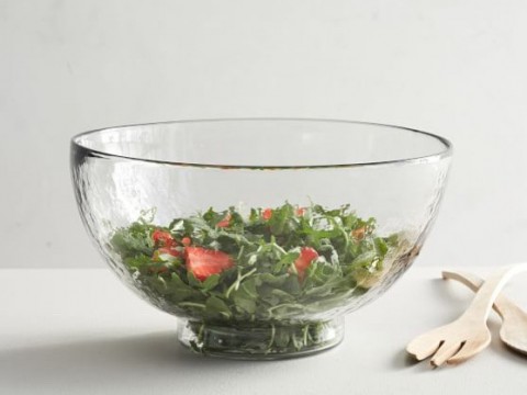 Salad bowls and serving plates